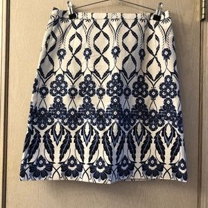 J. Crew Floral Pencil Skirt